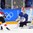 GANGNEUNG, SOUTH KOREA - FEBRUARY 14: Japan's Moeko Fujimoto #13 gets a shot off on Korea's So Jung Shin #31 during preliminary round action at the PyeongChang 2018 Olympic Winter Games. (Photo by Matt Zambonin/HHOF-IIHF Images)

